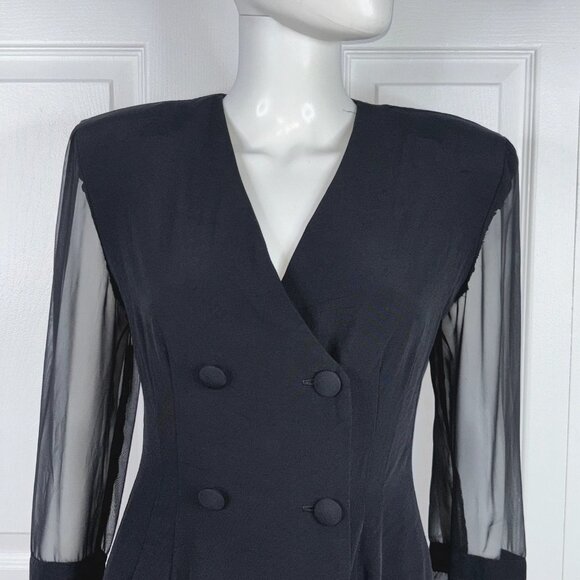 JOSEPH RIBKOFF women's black  blazer size 10 - Picture 2 of 2